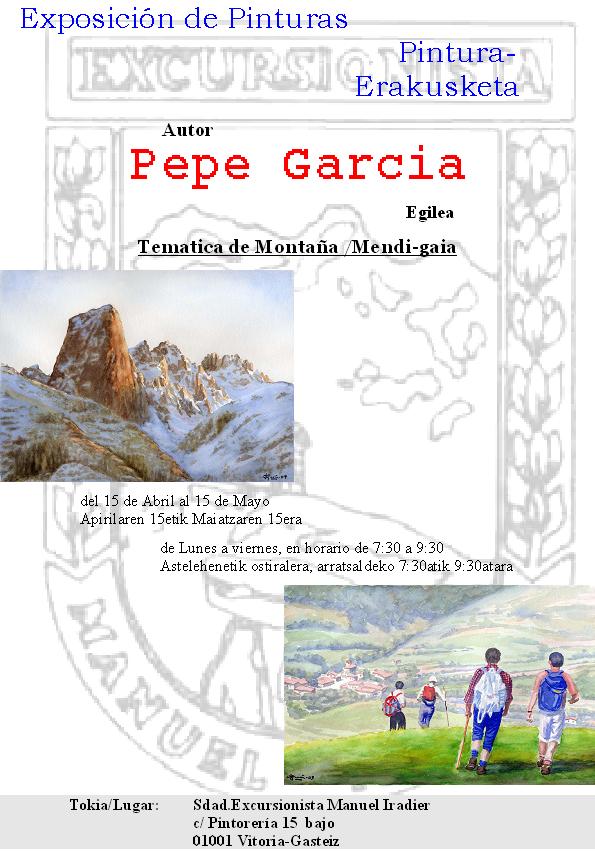 Exposición pinturas - Pepe García